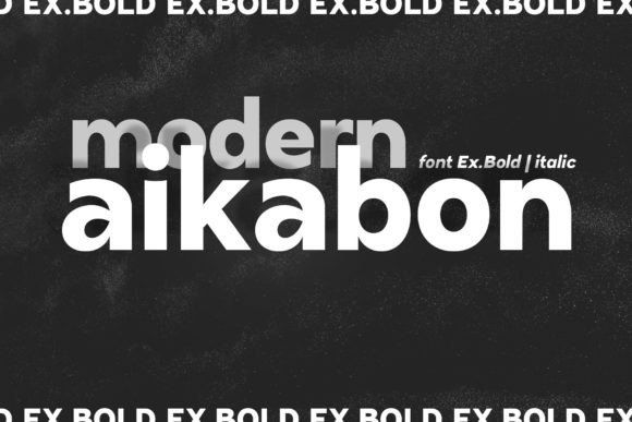 Aikabon: A Modern Sans Serif for Editorial Design