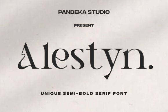 Alestyn Serif Font for Editorial Design