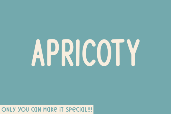 Apricoty Rounded: A Handwritten Font for Modern Branding