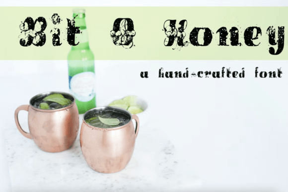 Bit O Honey: A Vintage Font for Digital Branding