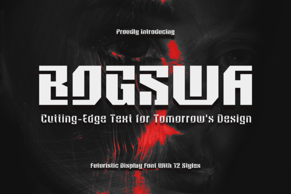 Bogswa: A Futuristic Font for Bold Branding