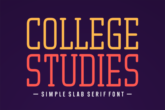 College Studies Font Review: A Scholarly Slab Serif for Modern Branding