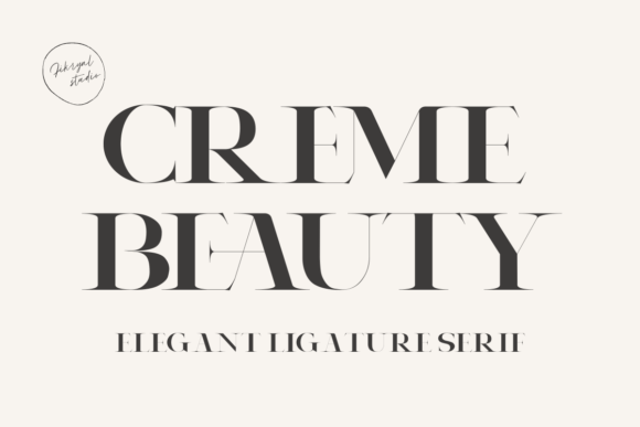 Creme Beauty Serif Font for Web Design