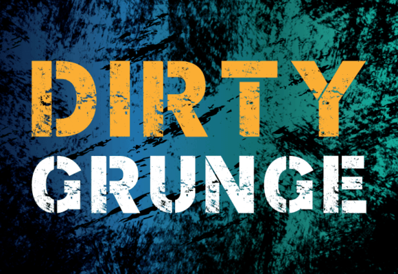 Dirty Grunge Font for Bold Web Design
