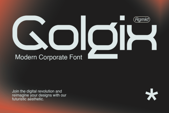 Discover Golgix: A Modern Corporate Font for Branding Projects