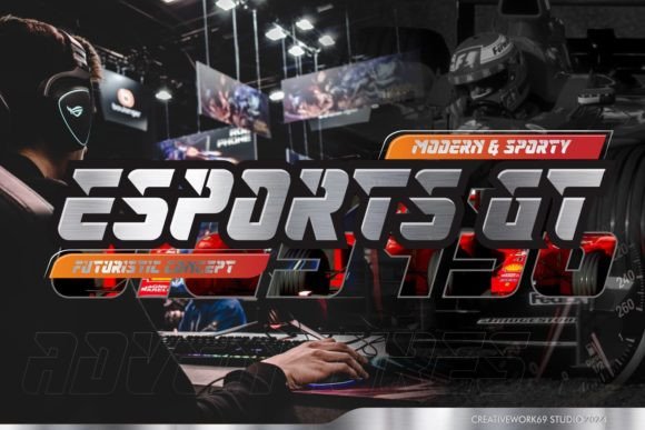 Esports Gt: A Bold Font for Modern Branding