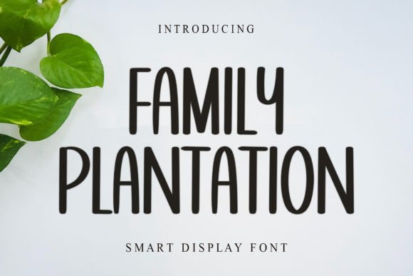 Family Plantation: A Casual Sans Serif Font for Modern Web Design