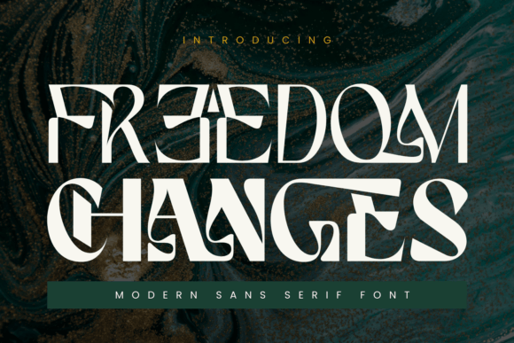 Freedom Changes Font Review for Modern Branding