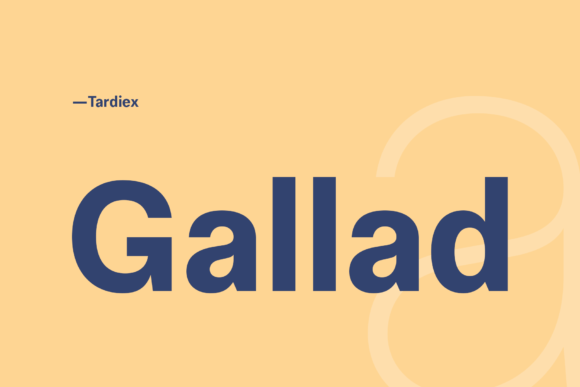 Gallad: A Versatile Sans Serif Font for Modern Campaigns
