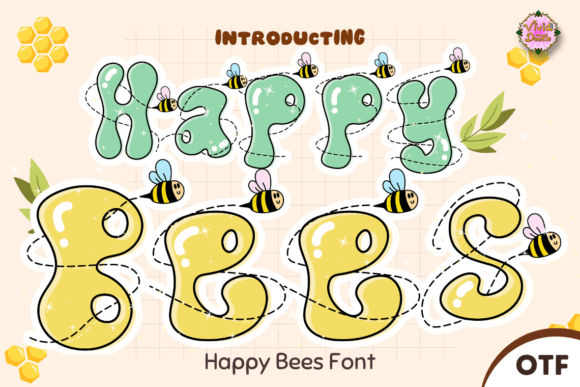 Happy Bees Font Review for Real Design Projects
