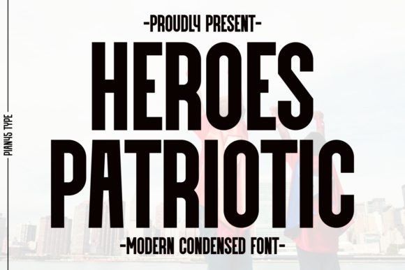 Heroes Patriotic: A Bold Sans Serif Font for Branding