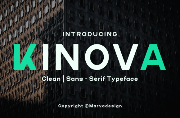 Kinova: A Modern Sans Serif Font for Editorial Design