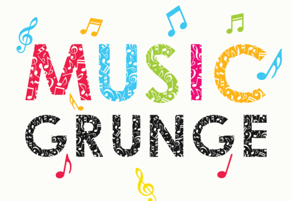 Music Grunge: A Modern Display Font for Digital Branding