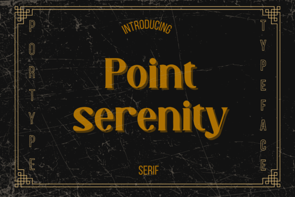 Point Serenity: A Serif Font That Elevates Handmade Creations