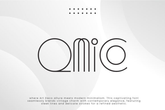 Qmico: A Modern Minimalist Font for Web Design