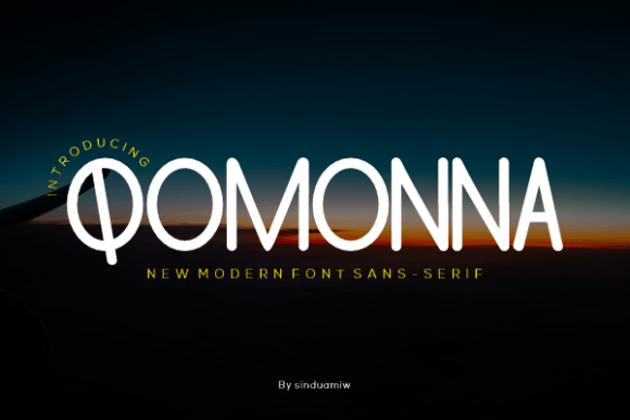 Qomonna: A Modern Sans Serif Font for Polished Branding