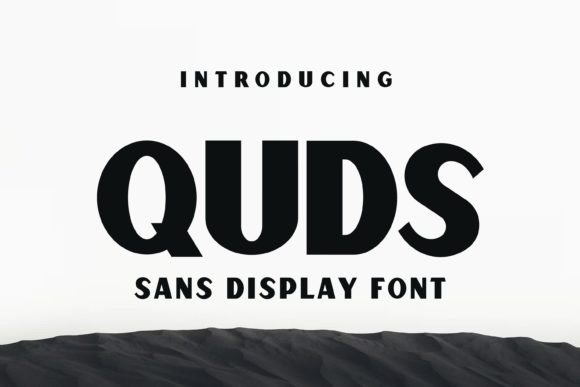 Quds: A Modern Sans Serif Font for Editorial Design