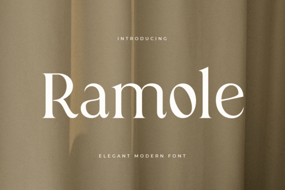 Ramole Serif Font for Modern Branding and Marketing
