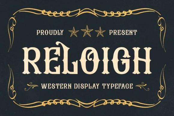 Reloigh: A Western Slab Serif Font for Bold Web Design