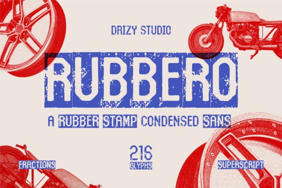 Rubbero Font for Handmade and Commercial Projects