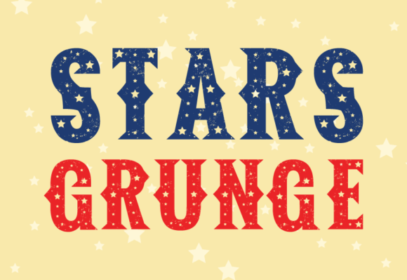Stars Grunge: A Font That Elevates Brand Identity