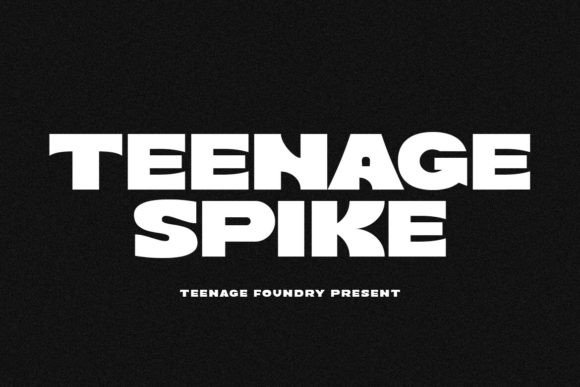 Teenage Spike: A Modern Sans Serif Font for Bold Editorial Designs