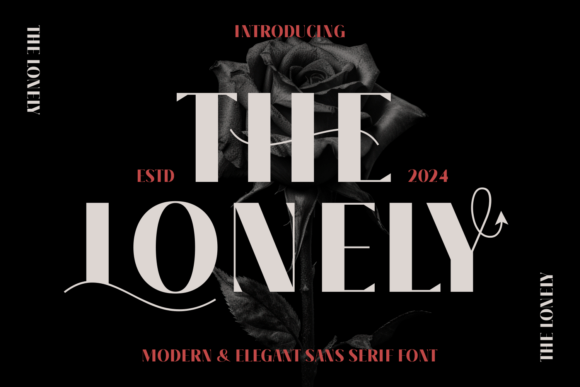 The Lonely: A Modern Sans Serif Font for Craft and Commerce