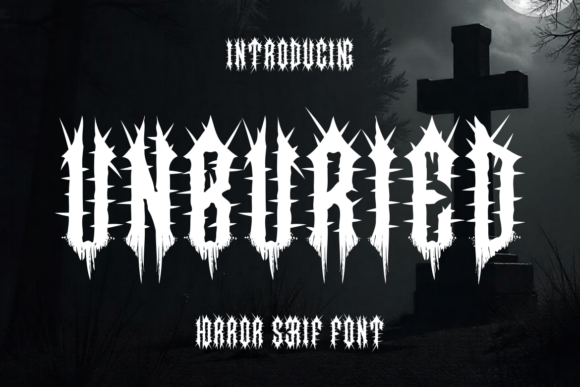 Unburied: A Gothic Font for Darker Editorial Projects