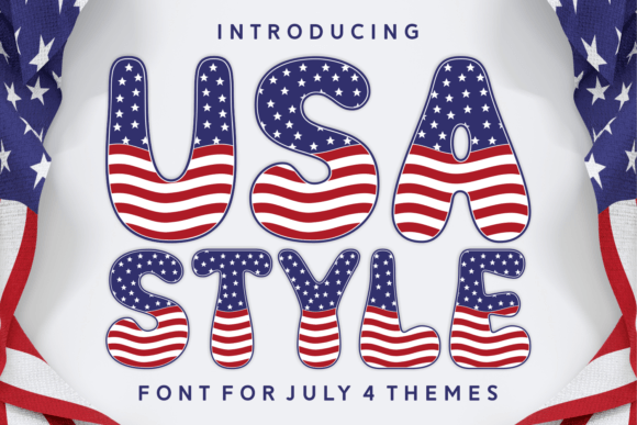 Usa Style Font for Web Design Projects