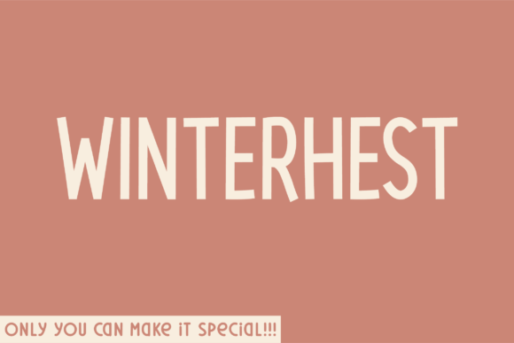 Winterhest: A Handwritten Font for Professional Branding