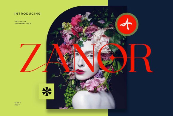 Zanor: A Modern Serif Font for Impactful Branding